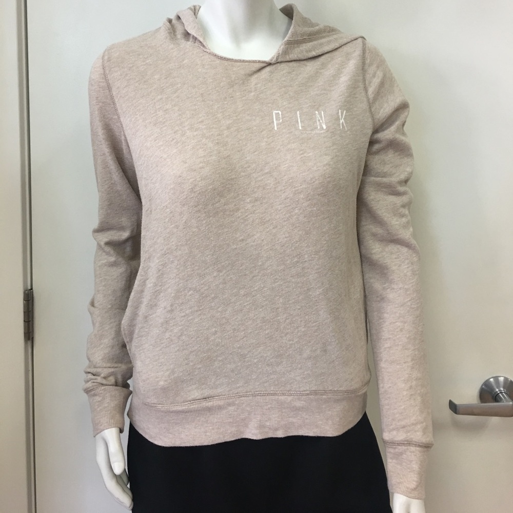 PINK by Victoria’s  SECRET  Tan Sweatshirt SZ xs